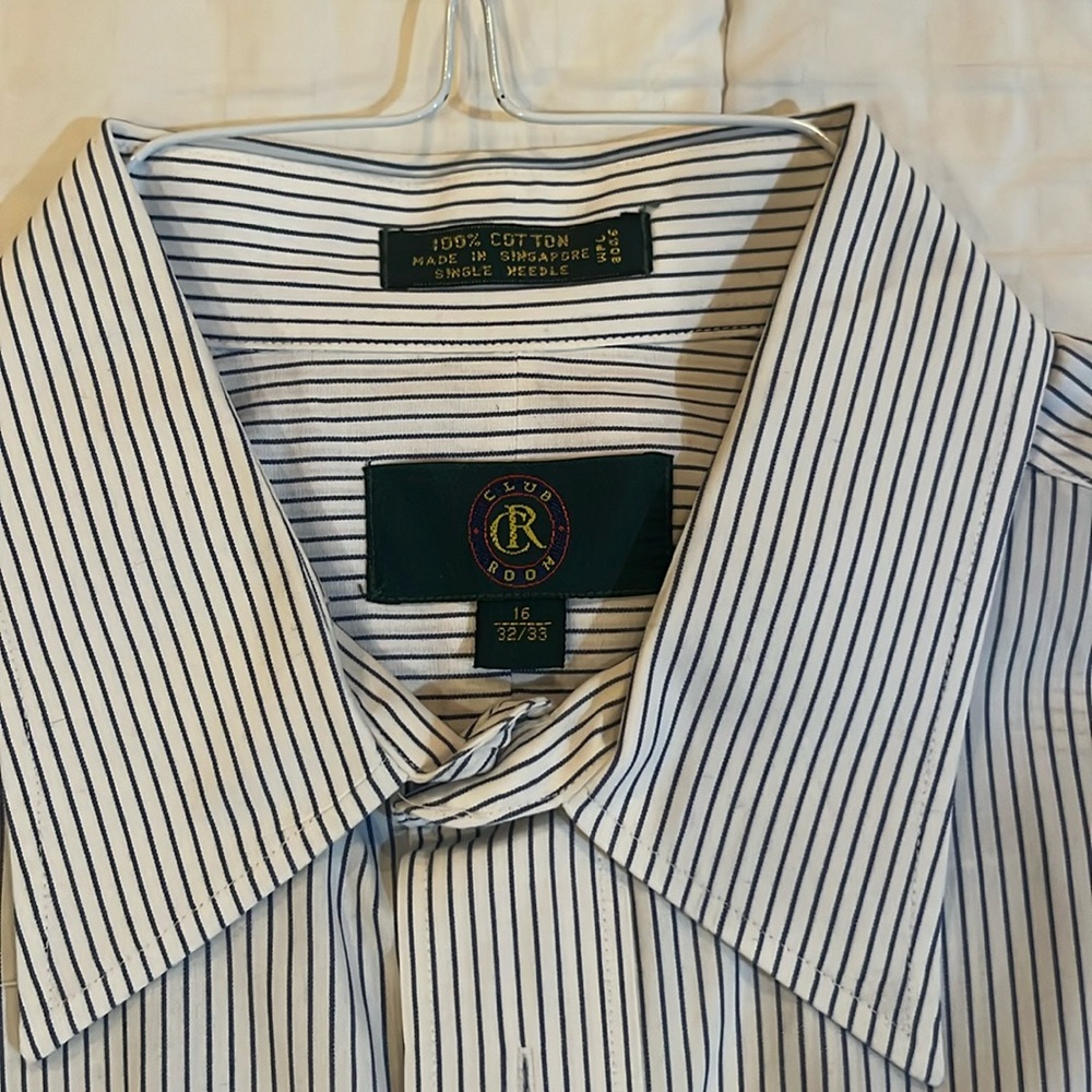 Perfect condition clubroom striped button up top
